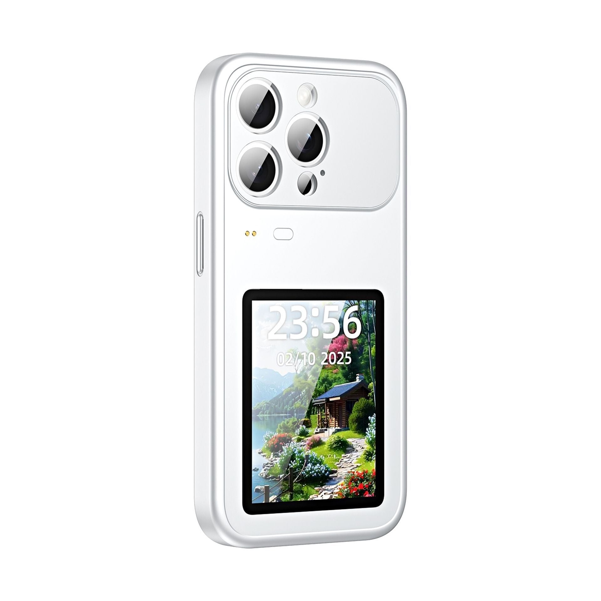 Iphone Smart Touchscreen Case - Rear Camera Mirror, Custom Wallpaper Display Phone Case