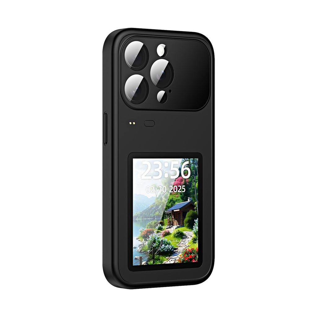 Iphone Smart Touchscreen Case - Rear Camera Mirror, Custom Wallpaper Display Phone Case