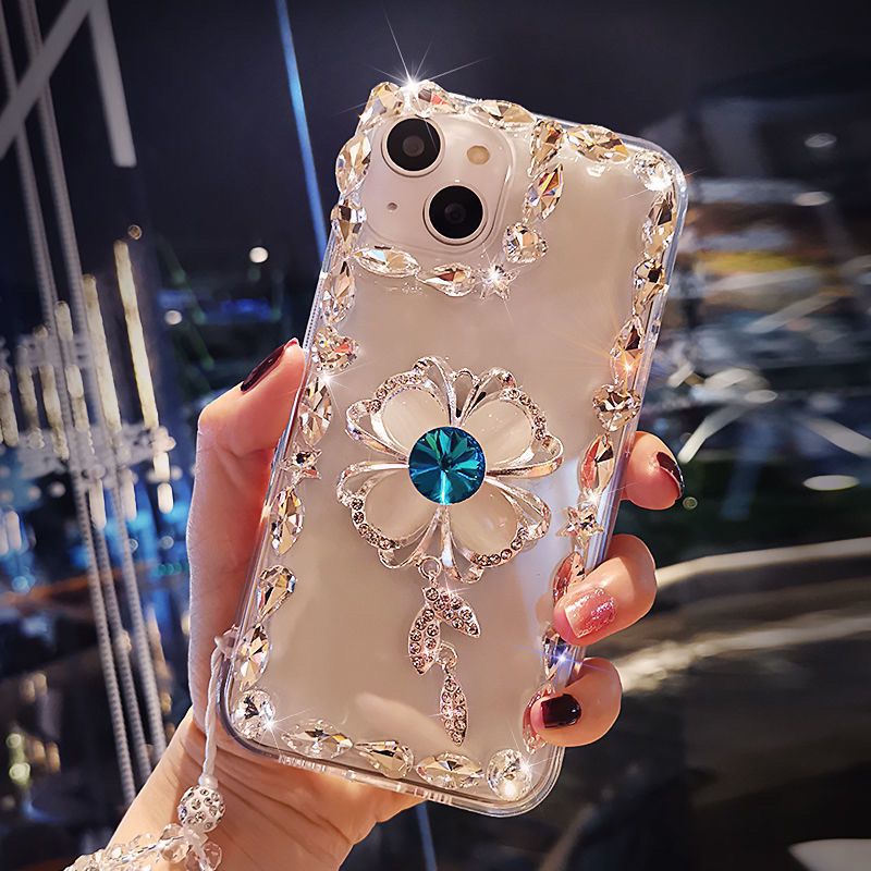 Apple 17promax flash diamond mobile phone case 13/14/15 all-inclusive iphone16promax advanced 11/12 soft