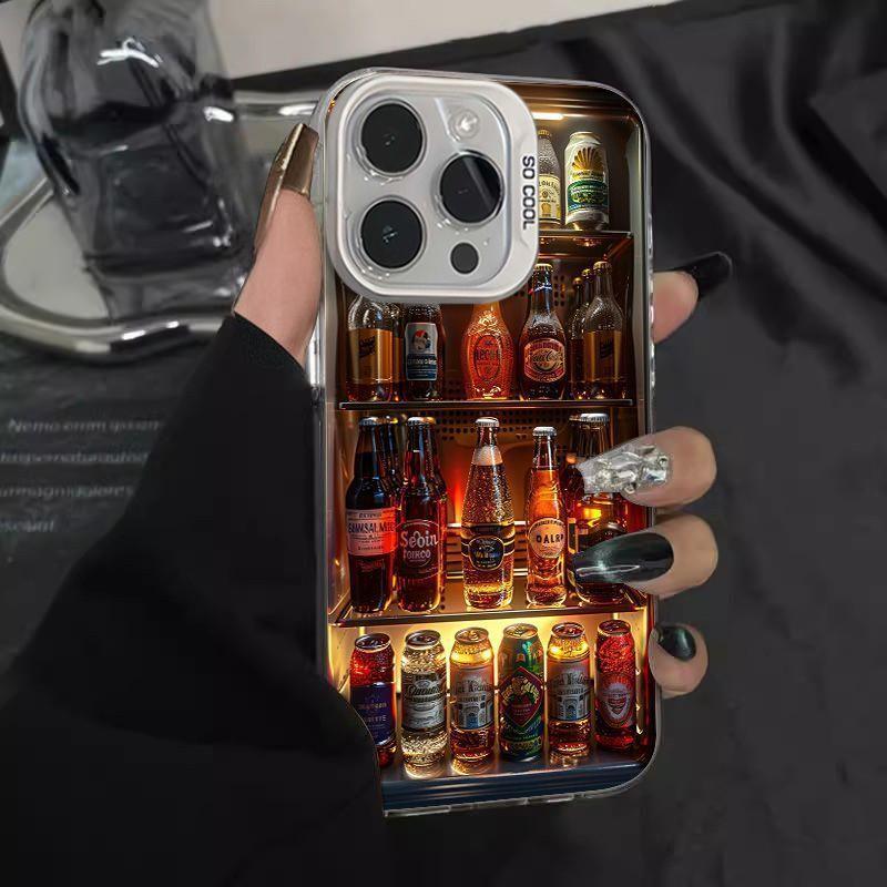 Freezer beer suitable for apple 17promax mobile phone case 15 new style 14/13/12promax trendy style 11ins