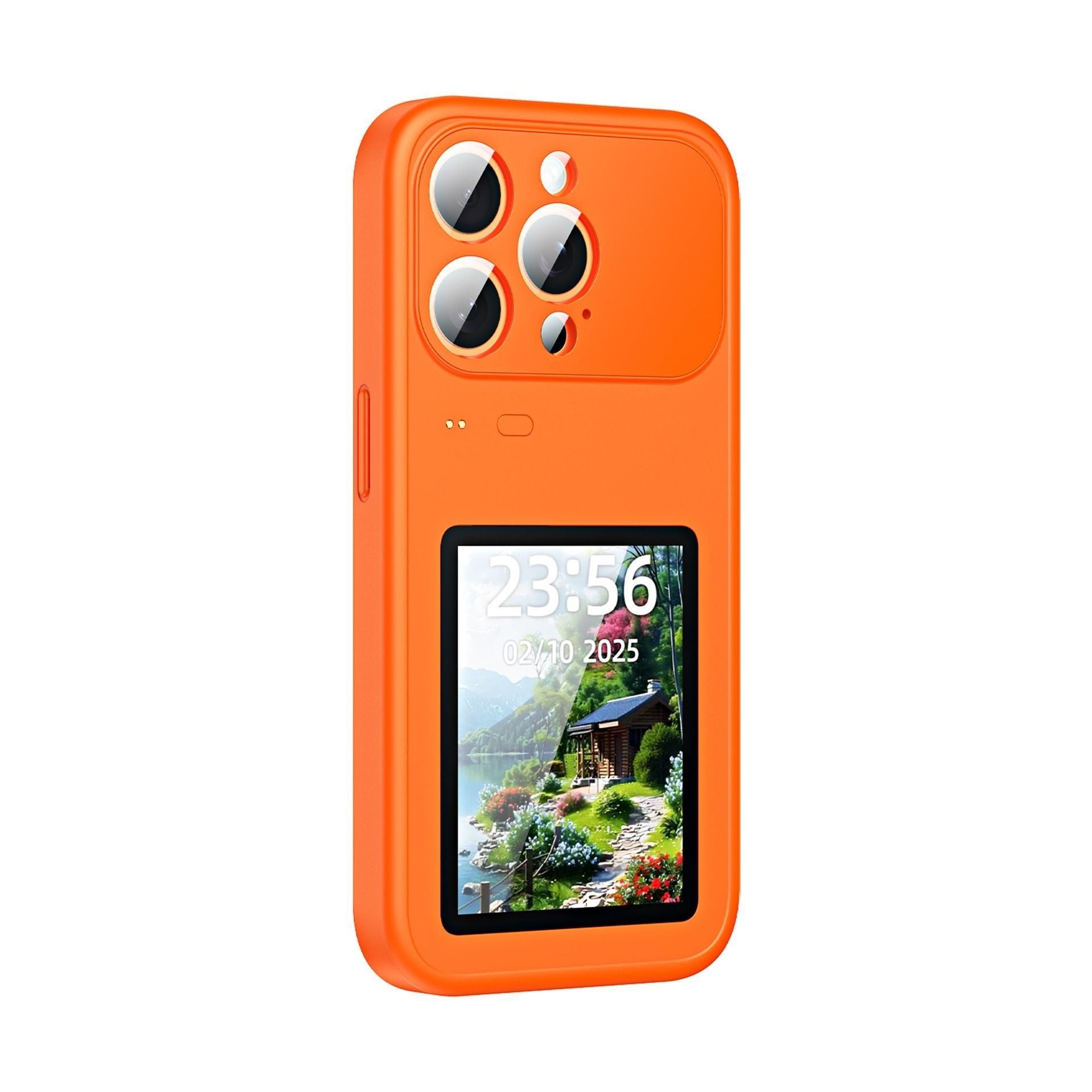Iphone Smart Touchscreen Case - Rear Camera Mirror, Custom Wallpaper Display Phone Case