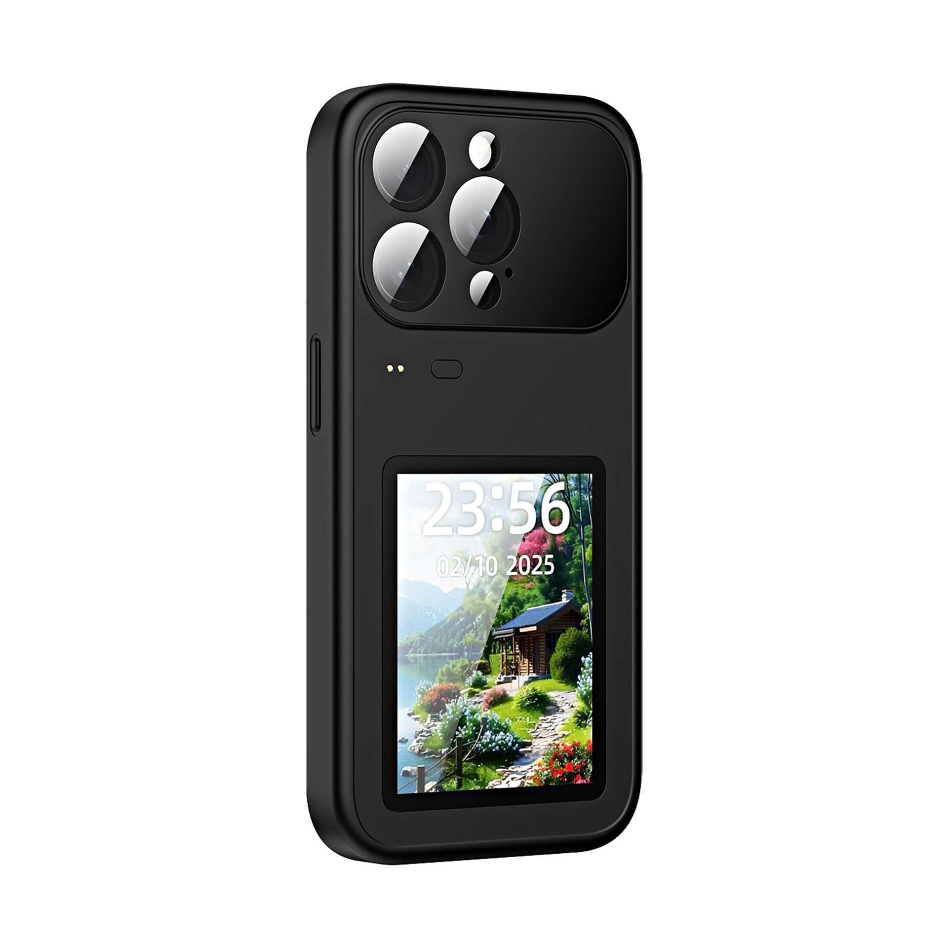 Iphone Smart Touchscreen Case - Rear Camera Mirror, Custom Wallpaper Display Phone Case