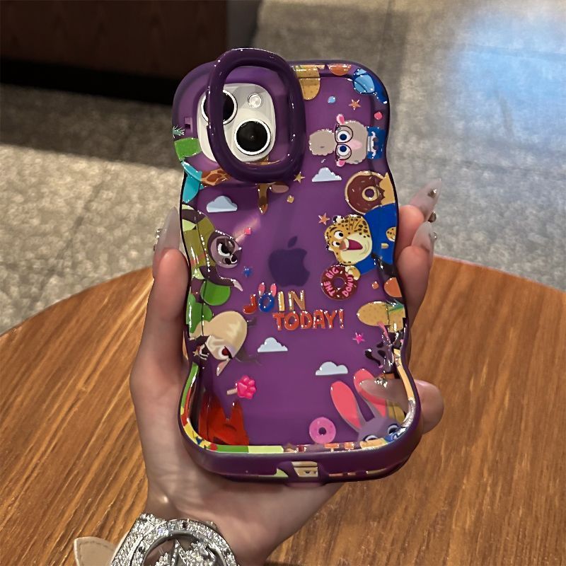 Suitable for apple 17promax mobile phone case iphone16/15/14/13 double bracket 12/11 creative